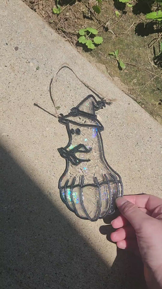 The Rainbow Makers: Holographic Acrylic Suncatchers